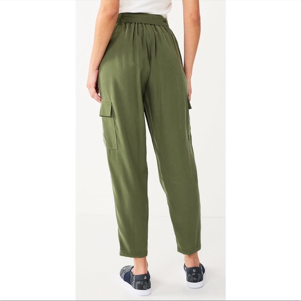 Nine West Utility Pant High-Rise Tapered Leg NWOT
